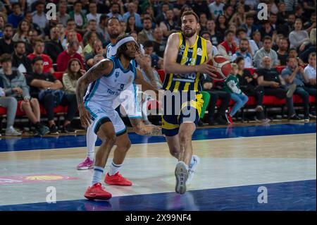 ANKARA / TURCHIA, 15 aprile 2024: Partita turca di pallacanestro Super League 2023-24, Fenerbahce Beko vs Turk Telekom. Foto Stock