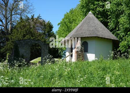 The Old Dairy at Battle Abbey, costruito da Sir Godfrey Webster intorno al 1818 per la sua nuova moglie. Foto Stock