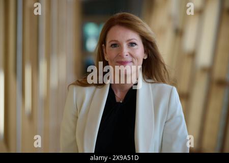 Edimburgo Scozia, Regno Unito 30 maggio 2024. Ash Regan MSP al Parlamento scozzese. credito sst/alamy notizie in diretta Foto Stock