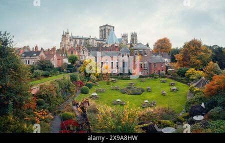 York Minster e Greys Court Hotel & Gardens Foto Stock