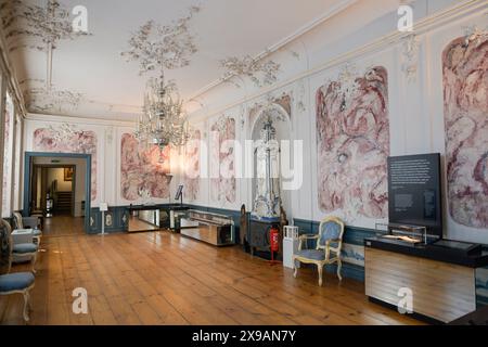 Bürgerliches Zimmer, Museo Behnhaus Drägerhaus, Lübeck, Niedersachsen, Deutschland Foto Stock