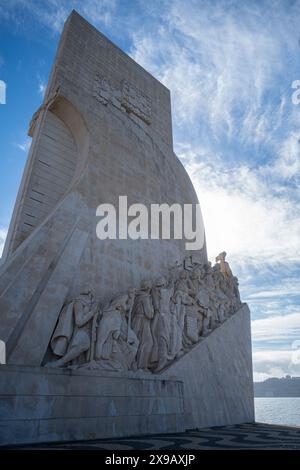 Monumento delle scoperte di Lisbona, Portogallo Foto Stock