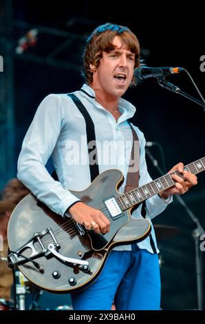 Miles Kane, V2012, Hylands Park, Chelmsford, Essex, Regno Unito - 19 agosto 2012 Foto Stock