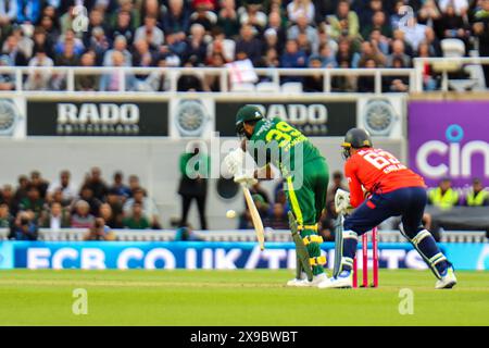 Londra, Regno Unito. 30 maggio 2024. Londra, Inghilterra, giovedì 30 maggio 2024: Fakhar Zaman (39 Pakistan) durante la quarta partita Vitality T20 International tra Inghilterra e Pakistan al Kia Oval di Londra, Inghilterra, giovedì 30 maggio 2024. (Claire Jeffrey/SPP) credito: SPP Sport Press Photo. /Alamy Live News Foto Stock