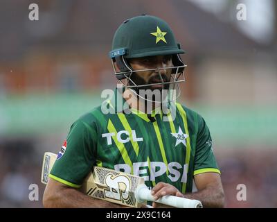 Londra, Regno Unito. 30 maggio 2024. Londra, Inghilterra, maggio 30 2024: Fakhar Zaman (39 Pakistan) durante la quarta partita Vitality T20 International tra Inghilterra e Pakistan al Kia Oval di Londra, Inghilterra. (Jay Patel/SPP) credito: SPP Sport Press Photo. /Alamy Live News Foto Stock