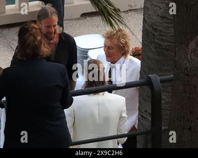 Dubrovnik, Croazia. 30 maggio 2024. Liam Stewart e Nicole Artukovich si sposano al "matrimonio dell'anno" a Dubrovnik venerdì 31 maggio, e la giovane coppia ha ricevuto ospiti famosi, amici intimi e familiari da tutto il mondo sulla terrazza delle palme dell'Excelsior Hotel un giorno prima. Liam è il figlio dell'iconico musicista Rod Stewart e della supermodella Rachel Hunter foto : Matija Habljak/PIXSELL Credit: Pixsell/Alamy Live News Foto Stock