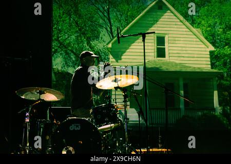 Milano, Italia, 30 maggio 2024. La band emo del Midwest American Football si esibisce dal vivo ad Alcatraz di Milano, Italia. Crediti: Maria Laura Arturi/Alamy Live News Foto Stock