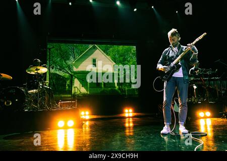 Milano, Italia, 30 maggio 2024. La band emo del Midwest American Football si esibisce dal vivo ad Alcatraz di Milano, Italia. Crediti: Maria Laura Arturi/Alamy Live News Foto Stock