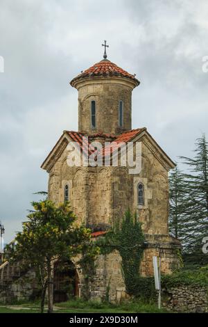 Monastero di Martvili - una chiesa cristiana e complesso monastico del primo medioevo nella città di Martvili, regione Samegrelo-Zemo Svaneti, nella città di M Foto Stock