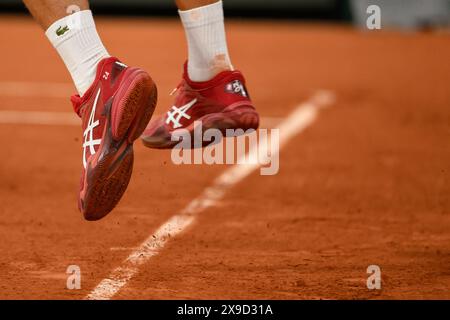 Parigi, Francia. 30 maggio 2024. Novak Djokovic durante l'Open di Francia 2024 al Roland Garros il 30 maggio 2024 a Parigi. Foto di Laurent Zabulon/ABACAPRESS. COM credito: Abaca Press/Alamy Live News Foto Stock
