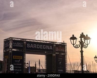 Alghero, Italia. 30 maggio 2024. Atmosfera ad Alghero durante il Campionato del mondo Rally FIA WRC Rally Italia Sardegna 2024 30 maggio, Alghero Italia crediti: Agenzia fotografica indipendente/Alamy Live News Foto Stock