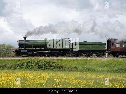 GWR 2800 classe n. 2807, GWSR, Gloucestershire, Regno Unito Foto Stock