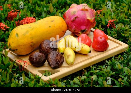 Indonesia Batam - frutti tropicali indonesiani Foto Stock