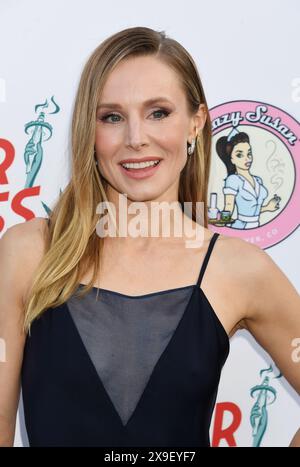 HOLLYWOOD, CALIFORNIA - MAGGIO 30: Kristen Bell partecipa all'esibizione serale di apertura di "Reefer Madness: The Musical" al Whitley il 30 maggio 2024 in Foto Stock