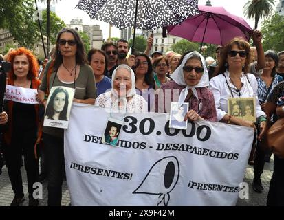 Nora Cortiñas, cofondatrice di Madres de Plaza de Mayo, muore a 94 anni in Argentina. Foto Stock