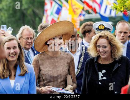 L'Aia 31-05-2024, la Regina Maxima dei Paesi Bassi partecipa all'incontro internazionale per le nuove generazioni all'interno delle imprese familiari, FBNed|Familiebedrijven Nederland collabora con la Family Business Network International per dare il benvenuto alle prossime generazioni (NXG) da tutto il mondo. Quest'anno, FBNed|Family BusinessNetherlands festeggia il suo 25° anniversario. Foto: Albert Nieboer INDICA IL VUE Foto Stock