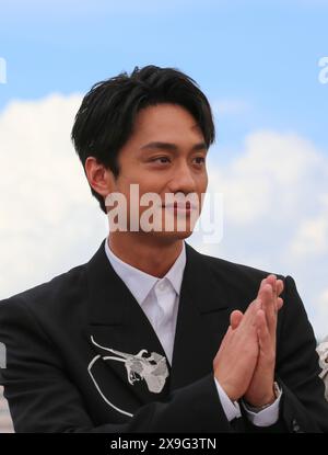 Cannes, Francia. 16 maggio 2024. Terrance Lau al Twilight of the Warriors: Murata in una chiamata fotografica al 77° Festival di Cannes. Crediti: Doreen Kennedy/Alamy Live News. Foto Stock