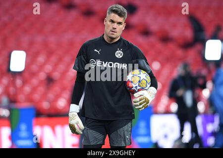 Londra, Germania. 31 maggio 2024. Fussball Champions League Abschlusstraining Borussia Dortmund am 31.05.2024 im Wembley-Stadion a Londra Alexander Meyer ( Dortmund ) foto: Revierfoto crediti: ddp media GmbH/Alamy Live News Foto Stock