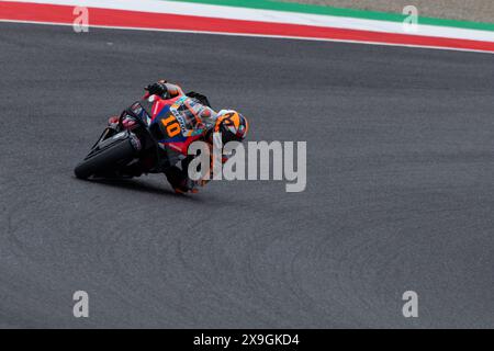 31 maggio 2024; autodromo Internazionale del Mugello, Scarperia e San Piero, Firenze, Italia; 2024 giornata di prove MotoGP italiana; Luca Marini/Repsol Honda Team Foto Stock