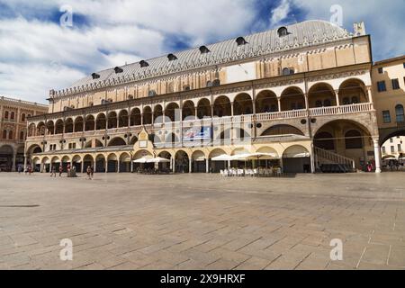 Padova, Italia - 17 agosto 2021: Palazzo della ragione a Padova, Italia. Foto Stock