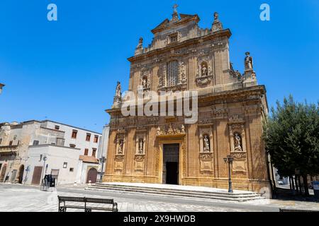 Il Santuario del Santissimo Crocifisso della Pietà a Galatone, provincia di Lecce, Puglia, Italia Foto Stock