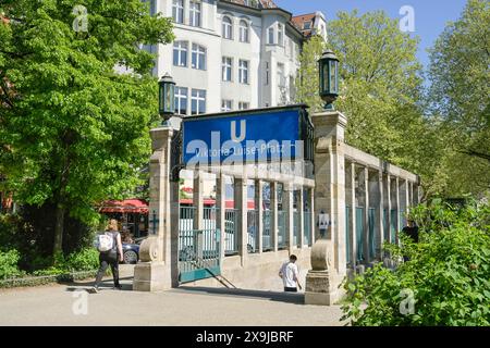 U-Bahnhof, Viktoria-Luise-Platz, Schöneberg, Tempelhof-Schöneberg, Berlino, Germania Foto Stock