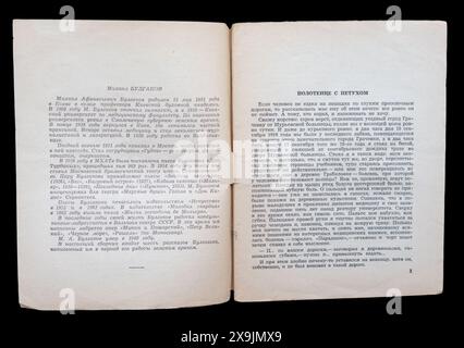 A Young Doctor's notebook (in russo: «Записки юного врача» Zapiski yunogo vracha, letteralmente "Note di Un giovane medico"), noto anche come A Country Doctor's notebook di Mikhail Bulgakov, pubblicato per la prima volta nel 1963 in URSS. Foto Stock