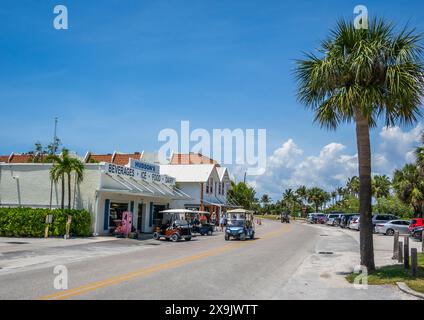 Boca grande sull'isola di Gasparilla, sulla costa sud-occidentale della Florida nel Golfo del Messico, negli Stati Uniti Foto Stock