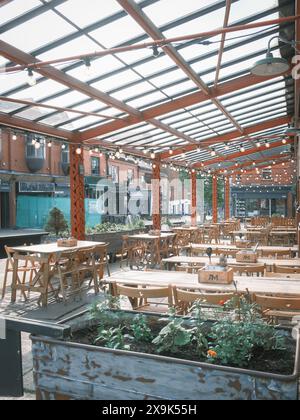Altrincham Market House, Trafford, Cheshire nel quartiere Stamford Foto Stock