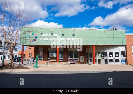 Biblioteca pubblica nel centro di Antigonish, nuova Scozia, Canada Foto Stock