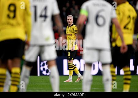 Londra, Regno Unito. 1 giugno 2024. Calcio: Champions League, Borussia Dortmund - Real Madrid, finale, Stadio di Wembley, Marco Reus di Dortmund. Crediti: Robert Michael/dpa/Alamy Live News Foto Stock