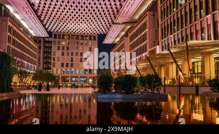 Doha, Qatar- maggio 05,2024 : veduta di Barahat Musheireb nel Musheireb Foto Stock