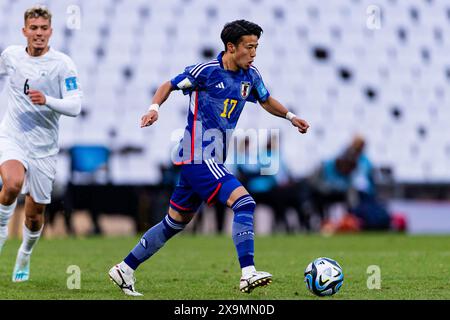 Mendoza, Argentina. 27 maggio 2023. Estadio Mendoza Mendoza, Argentina - maggio 27: Durante la Coppa del mondo FIFA U-20 Argentina 2023, partita del gruppo C tra Giappone e Israele allo stadio Mendoza il 27 maggio 2023 a Mendoza, Argentina. (Foto di SPP) (Eurasia Sport Images/SPP) credito: SPP Sport Press Photo. /Alamy Live News Foto Stock