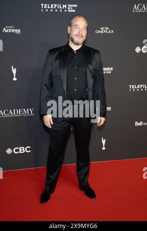 Toronto, Canada. 31 maggio 2024. Jonathan Halperin partecipa ai Canadian Screen Awards 2024 al CBC Broadcast Centre. I Canadian Screen Awards, istituiti nel 2013, onorano l'eccellenza nelle produzioni cinematografiche, televisive e multimediali digitali in tutto il Canada. Organizzati dall'Academy of Canadian Cinema & Television, i premi celebrano i migliori talenti e i risultati ottenuti nel settore dell'intrattenimento. (Foto di Shawn Goldberg/SOPA Images/Sipa USA) credito: SIPA USA/Alamy Live News Foto Stock