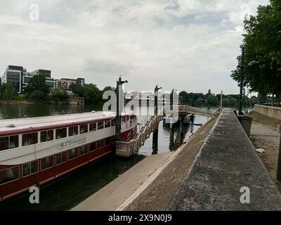 La Senna à Alfortville Foto Stock