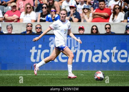 Commerce City, Stati Uniti. 1 giugno 2024. Commerce City, Stati Uniti, 1 giugno 2024: Jenna Nighswonger (3 Stati Uniti) durante l'amichevole internazionale tra Stati Uniti e Repubblica di Corea al DICK'S Sporting Goods Park di Commerce City, CO Stati Uniti (SOLO USO EDITORIALE). (Rebekah Wynkoop/SPP) credito: SPP Sport Press Photo. /Alamy Live News Foto Stock