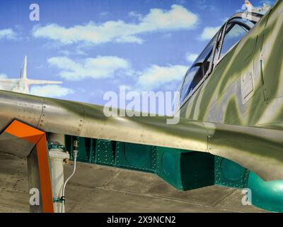 Aereo in mostra al Museum of Flight di Seattle, Washington Foto Stock