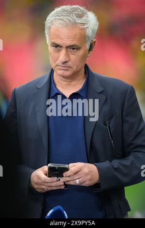 Londra, Regno Unito. 01 giu 2024 - Borussia Dortmund contro Real Madrid - finale di UEFA Champions League - Wembley Jose Mourinho a Wembley. Foto : Mark Pain / Alamy Live News Foto Stock