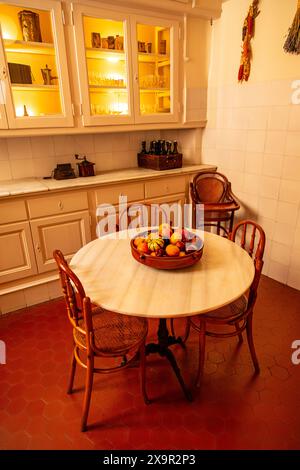 La Pedrera - Casa Milà, gli appartamenti di Antoni Gaudi sul Passeig de Gracia, Barcellona, Catalogna, Spagna. Foto Stock