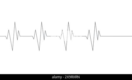 Vettore del battito cardiaco Foto Stock