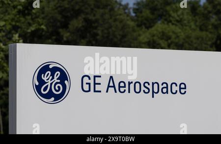 Beavercreek - 31 maggio 2024: Sede di produzione dei componenti dei motori a reazione GE Aerospace. GE Aerospace è precedentemente General Electric Aviation. Foto Stock