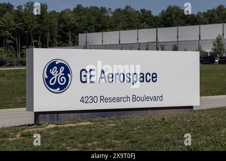 Beavercreek - 31 maggio 2024: Sede di produzione dei componenti dei motori a reazione GE Aerospace. GE Aerospace è precedentemente General Electric Aviation. Foto Stock