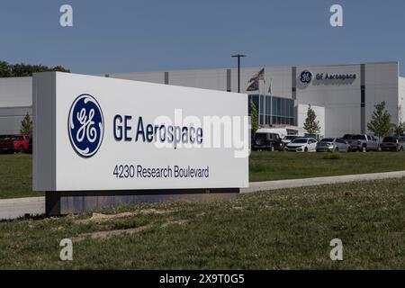 Beavercreek - 31 maggio 2024: Sede di produzione dei componenti dei motori a reazione GE Aerospace. GE Aerospace è precedentemente General Electric Aviation. Foto Stock