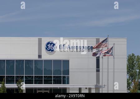 Beavercreek - 31 maggio 2024: Sede di produzione dei componenti dei motori a reazione GE Aerospace. GE Aerospace è precedentemente General Electric Aviation. Foto Stock