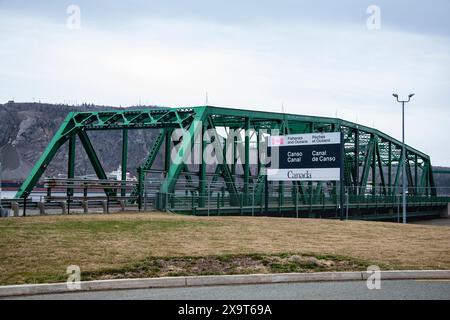 Canso Causeway a Port Hastings, nuova Scozia, Canada Foto Stock