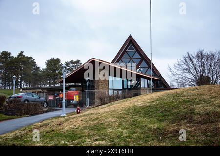 Alexander Graham Bell National Historic Site in costruzione a Baddeck, nuova Scozia, Canada Foto Stock