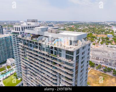 Miami, Florida, Stati Uniti - 23 maggio 2024: Miami Florida, Stati Uniti. Attico di Hyde Midtown Miami Foto Stock