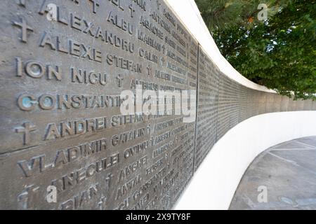 Bucarest, Romania. 25 maggio 2024. Vista del Memoriale della rinascita nel centro della città Foto Stock