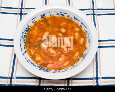 Fasoulada - zuppa di fagioli greci Foto Stock