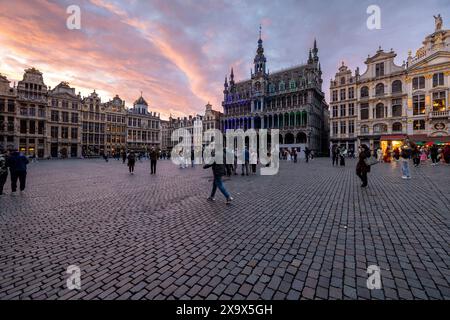 La Grand Place di Bruxelles in Belgio Foto Stock